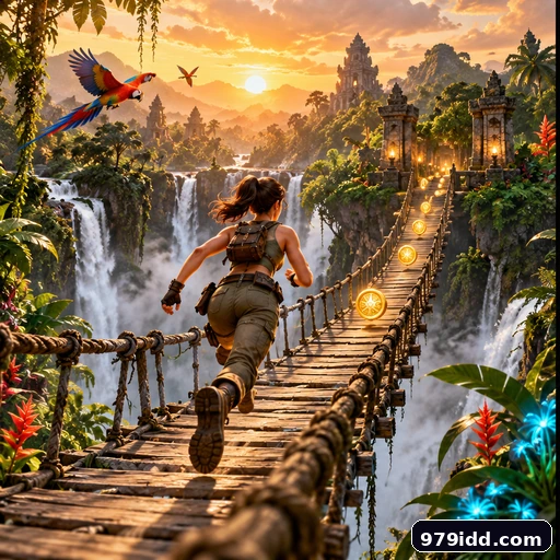 Visual gameplay konseptual Runner • petualangan • aksi kasual untuk Android